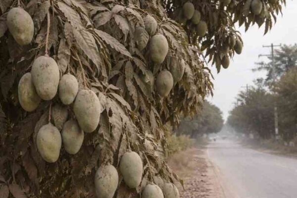 Roadside Mango & Cashew Flower Setting Mystery: Does Dust Really Protect Flowers and Improve Fruit Set.